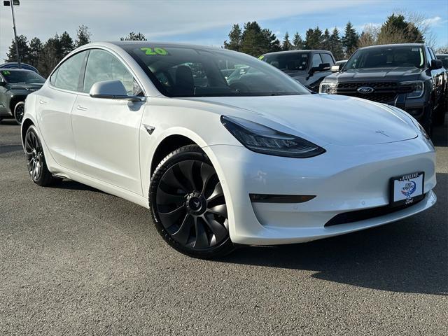 used 2020 Tesla Model 3 car, priced at $27,355