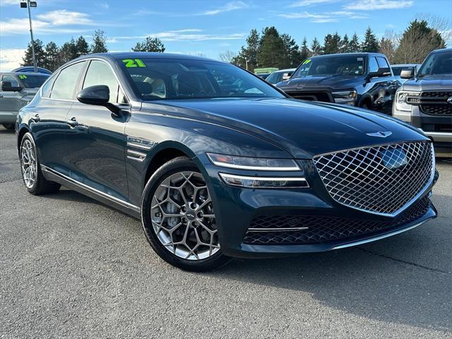 used 2021 Genesis G80 car, priced at $37,498