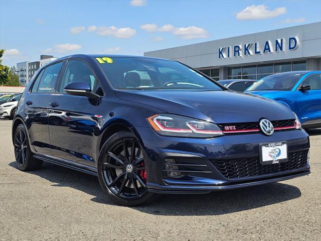used 2019 Volkswagen Golf GTI car, priced at $24,642