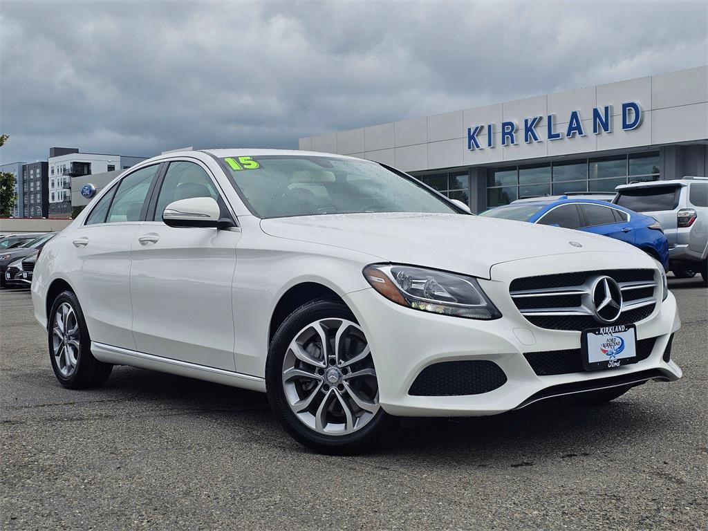 used 2015 Mercedes-Benz C-Class car, priced at $17,760