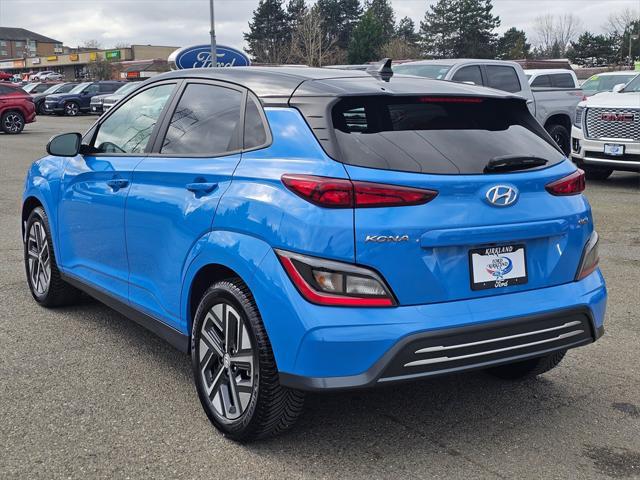 used 2022 Hyundai Kona EV car, priced at $16,975