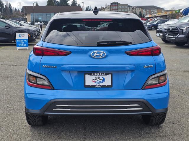 used 2022 Hyundai Kona EV car, priced at $16,975