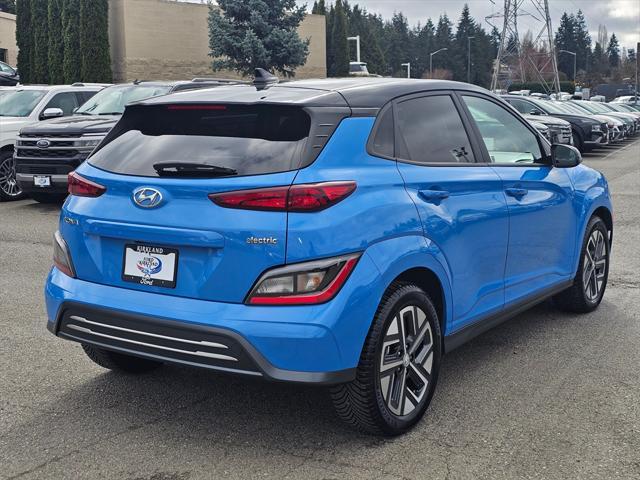 used 2022 Hyundai Kona EV car, priced at $16,975