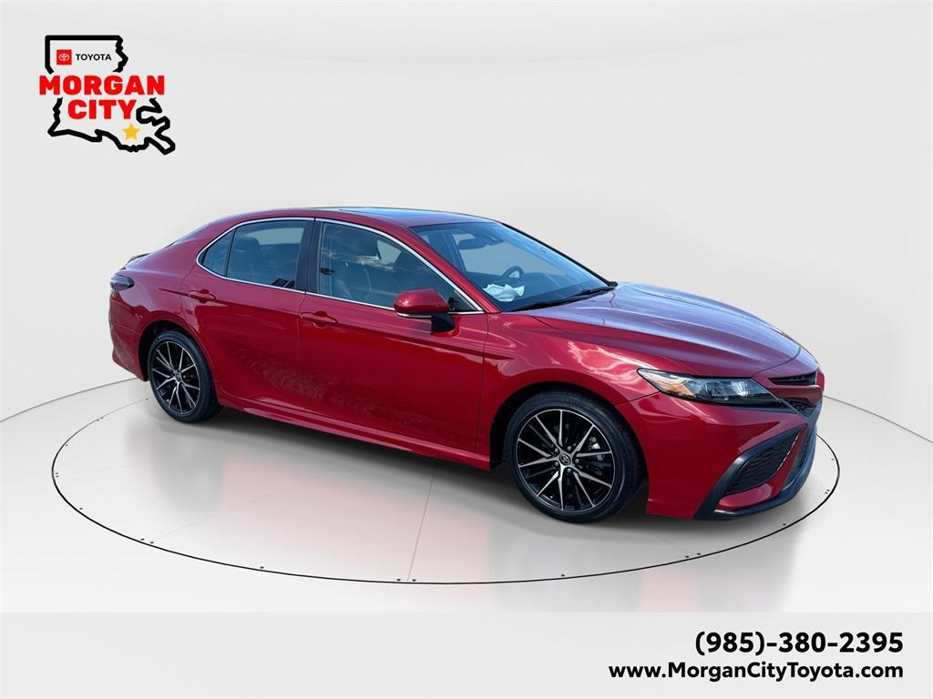 used 2021 Toyota Camry car, priced at $24,522