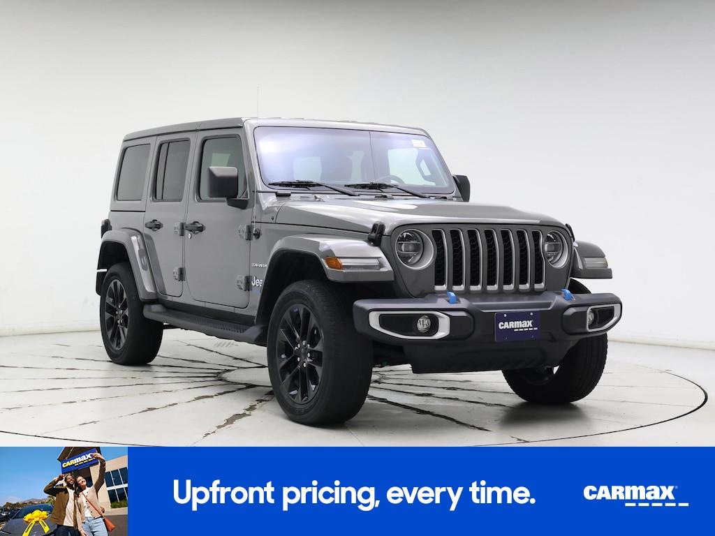 used 2022 Jeep Wrangler Unlimited 4xe car, priced at $33,998
