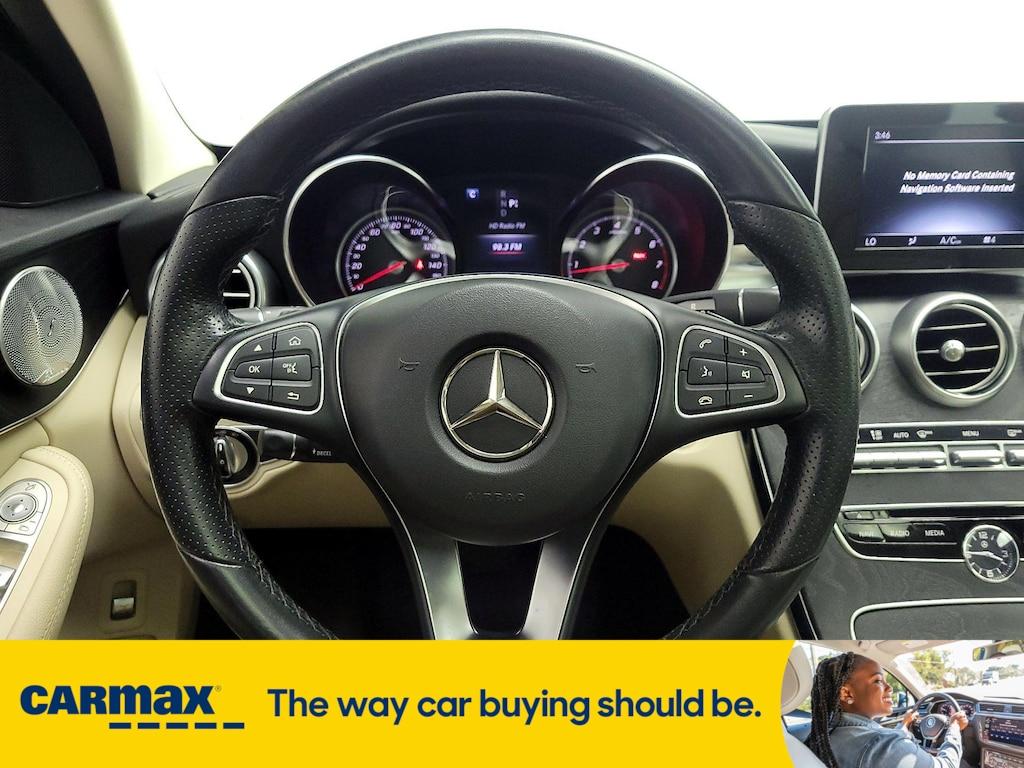 used 2017 Mercedes-Benz C-Class car, priced at $22,998