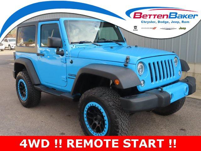 used 2017 Jeep Wrangler car, priced at $17,995