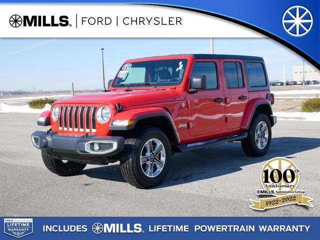 used 2021 Jeep Wrangler Unlimited car, priced at $28,706