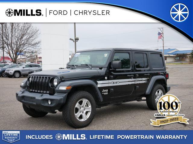 used 2021 Jeep Wrangler Unlimited car, priced at $25,403