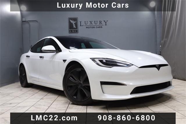 used 2021 Tesla Model S car, priced at $48,500