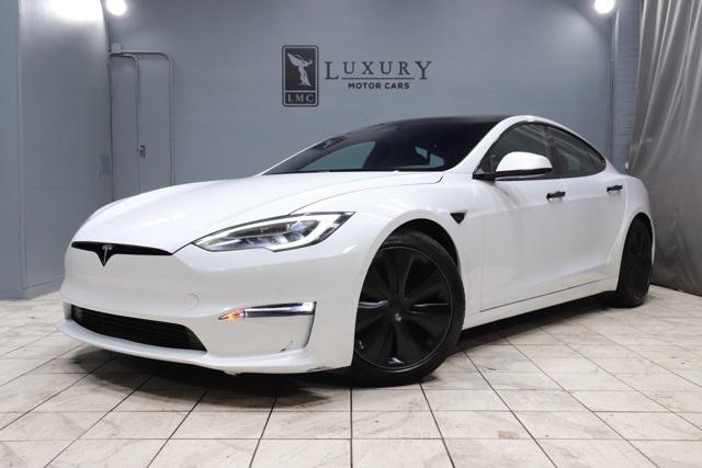 used 2021 Tesla Model S car, priced at $48,500