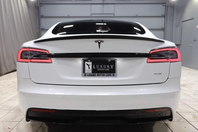 used 2021 Tesla Model S car, priced at $48,500