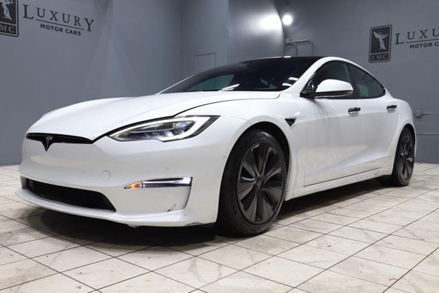 used 2021 Tesla Model S car, priced at $48,500