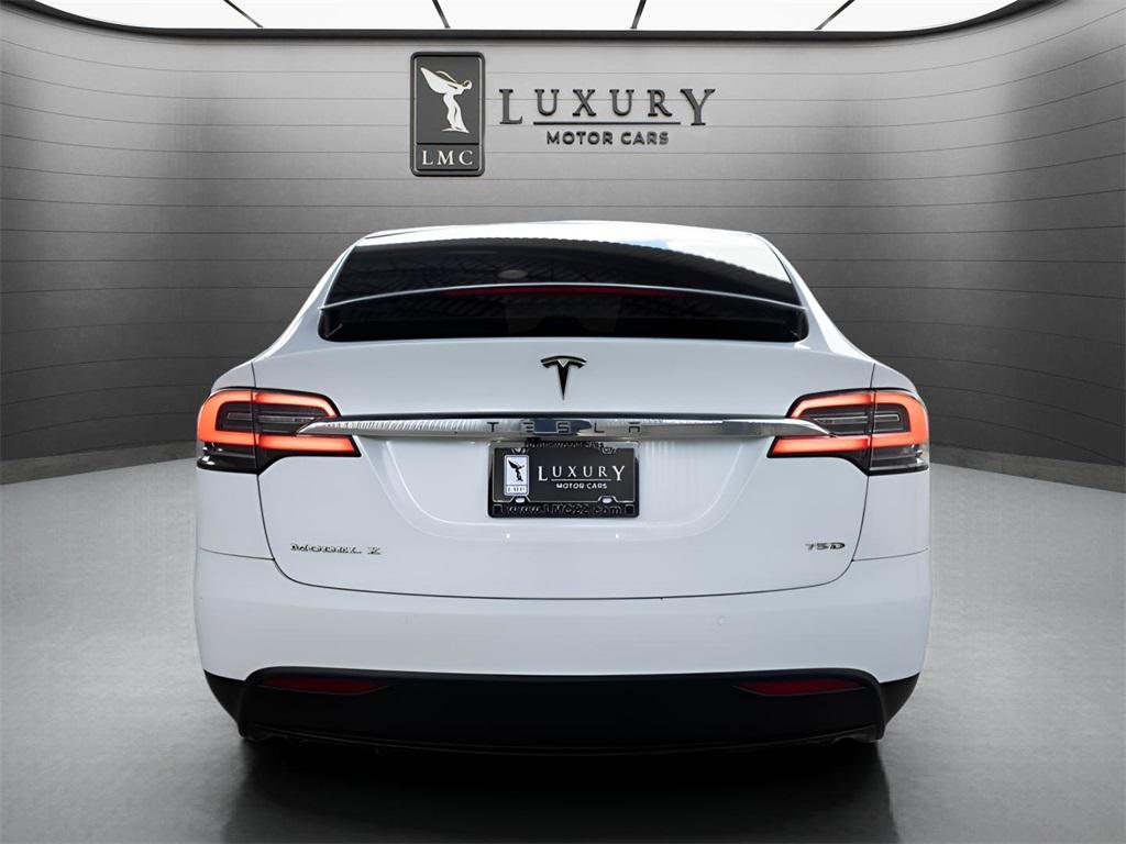 used 2018 Tesla Model X car, priced at $22,621