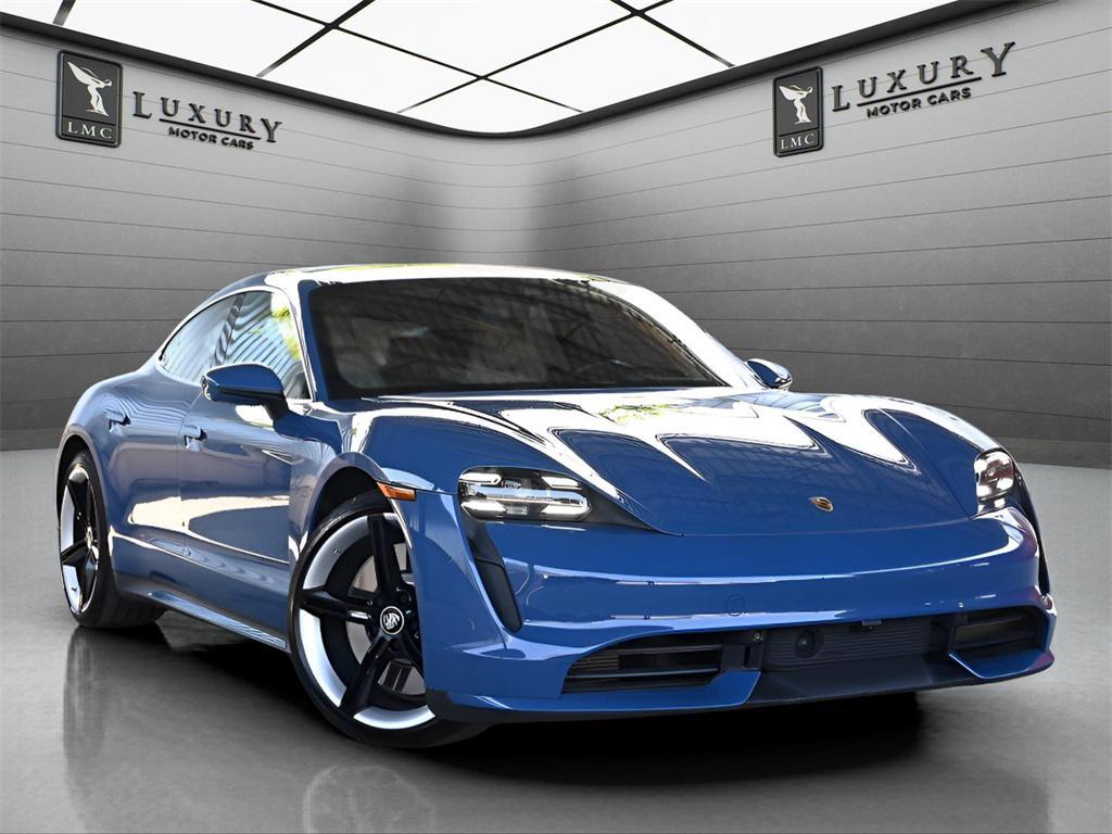 used 2021 Porsche Taycan car, priced at $70,453