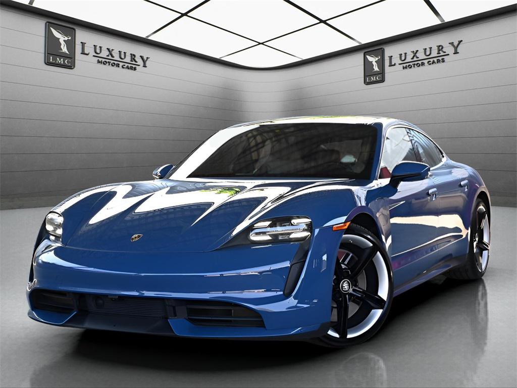 used 2021 Porsche Taycan car, priced at $70,453