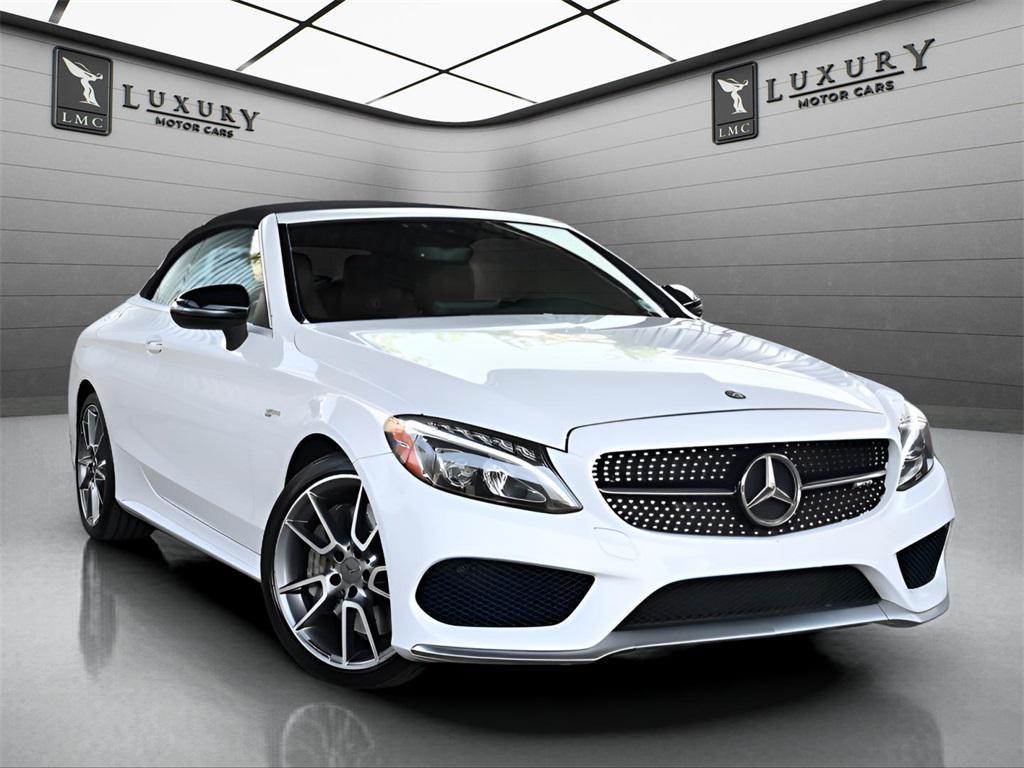used 2017 Mercedes-Benz AMG C 43 car, priced at $24,998