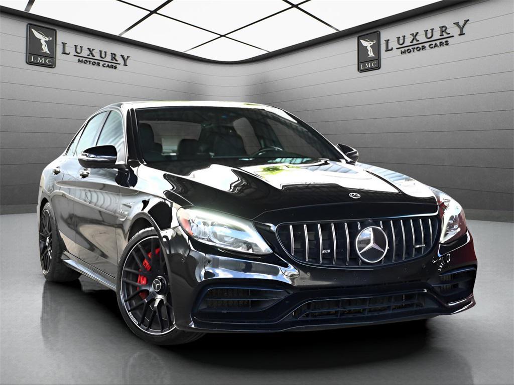 used 2021 Mercedes-Benz AMG C 63 car, priced at $53,894