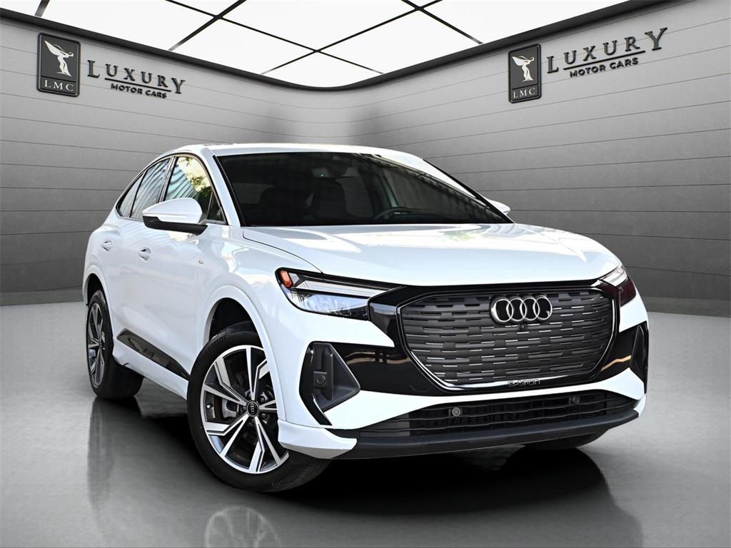 used 2024 Audi Q4 e-tron Sportback car, priced at $33,483