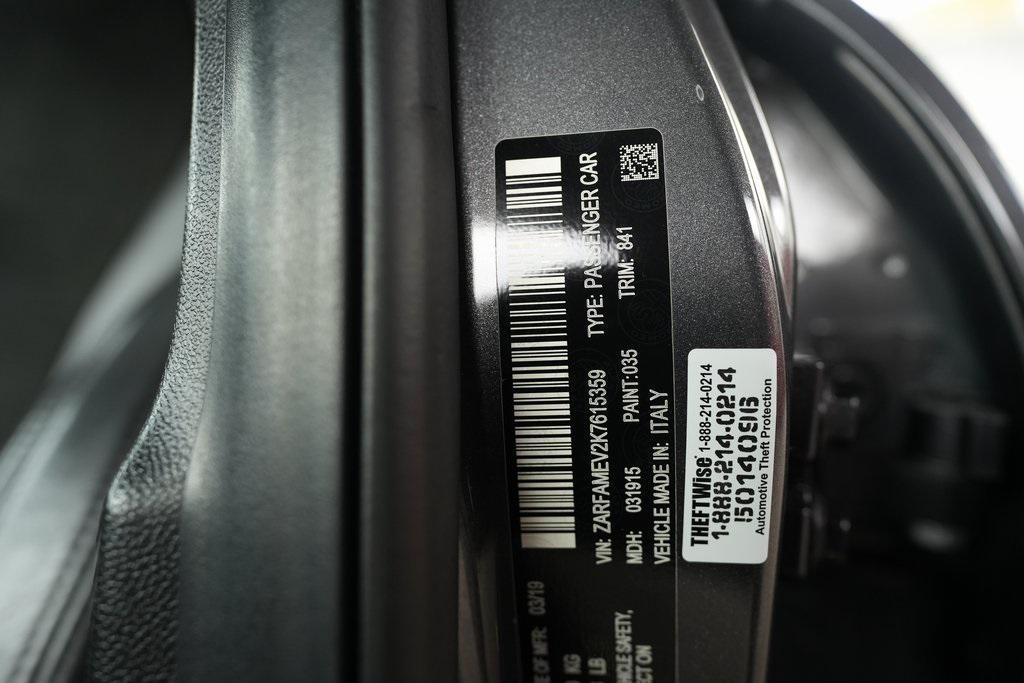 used 2019 Alfa Romeo Giulia car, priced at $33,131