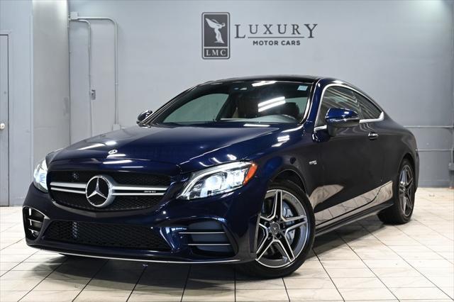 used 2021 Mercedes-Benz AMG C 43 car, priced at $39,888