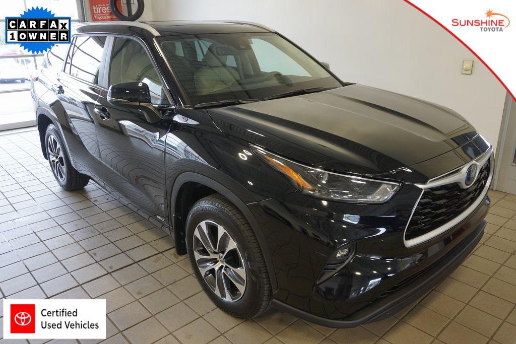 used 2024 Toyota Highlander Hybrid car, priced at $49,788