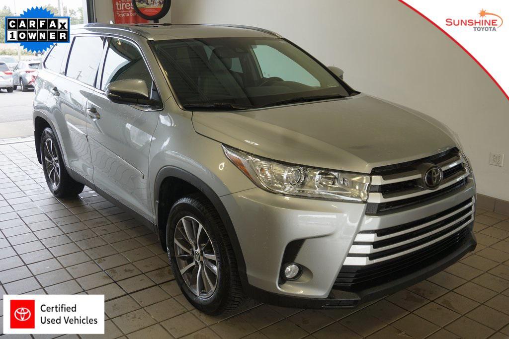 used 2019 Toyota Highlander car, priced at $28,579
