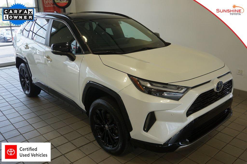 used 2023 Toyota RAV4 Hybrid car, priced at $34,996