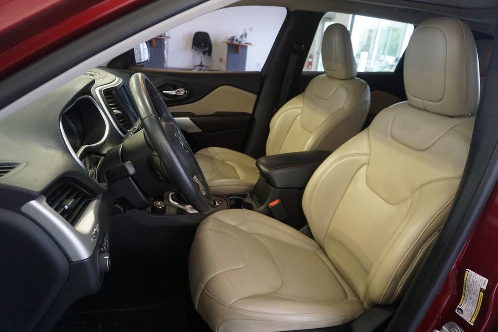 used 2017 Jeep Cherokee car, priced at $13,424