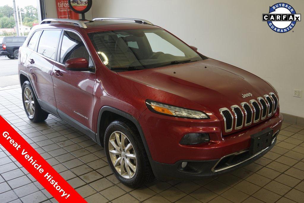 used 2017 Jeep Cherokee car, priced at $13,424