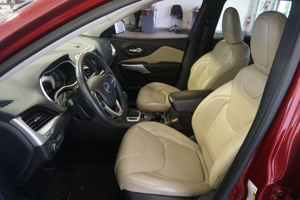 used 2017 Jeep Cherokee car, priced at $13,424