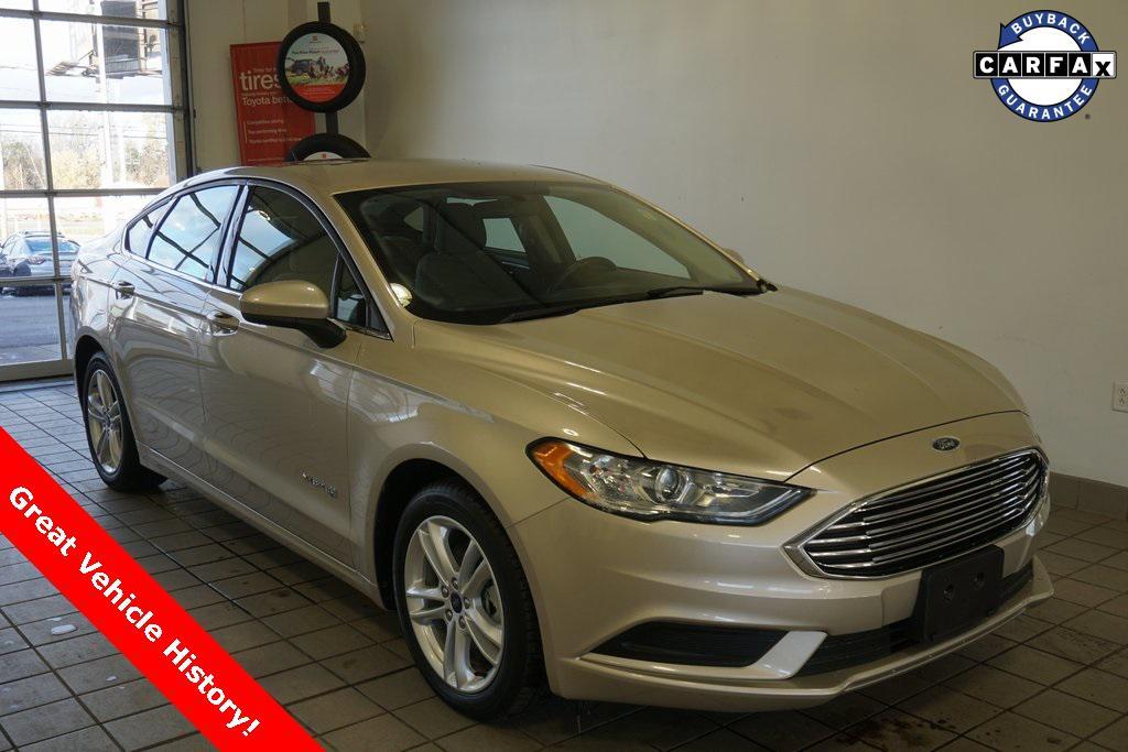 used 2018 Ford Fusion Hybrid car, priced at $16,683