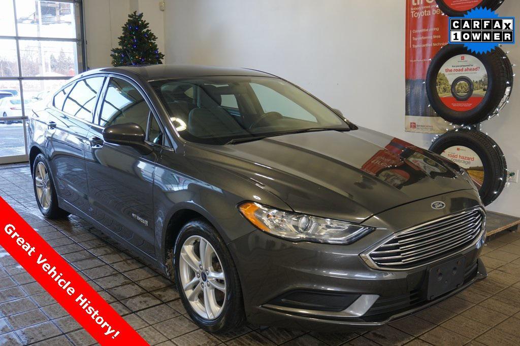 used 2018 Ford Fusion Hybrid car, priced at $13,487