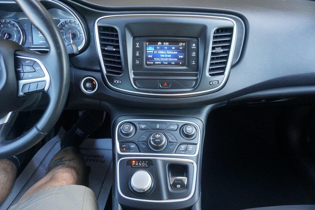 used 2015 Chrysler 200 car, priced at $12,525