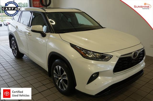 used 2020 Toyota Highlander car, priced at $29,727
