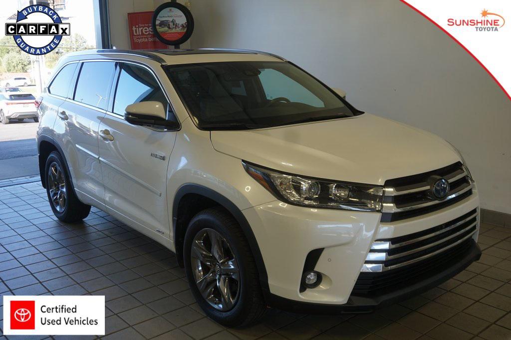 used 2019 Toyota Highlander Hybrid car, priced at $32,778