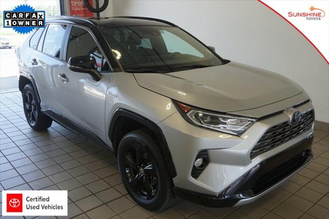 used 2021 Toyota RAV4 Hybrid car, priced at $26,987