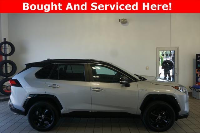 used 2021 Toyota RAV4 Hybrid car, priced at $26,987