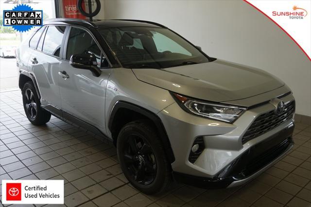 used 2021 Toyota RAV4 Hybrid car, priced at $26,987