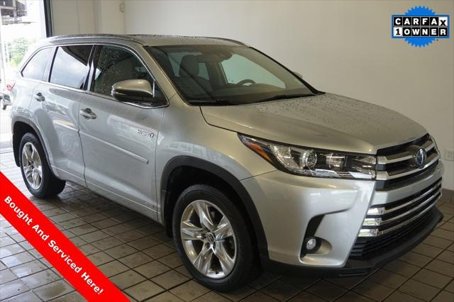 used 2019 Toyota Highlander Hybrid car, priced at $27,583