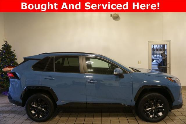 used 2022 Toyota RAV4 Hybrid car, priced at $34,432