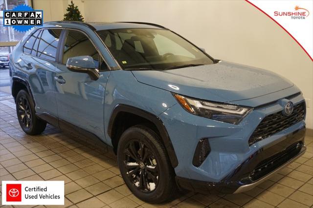 used 2022 Toyota RAV4 Hybrid car, priced at $34,432