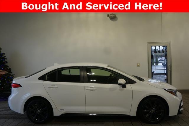 used 2023 Toyota Corolla Hybrid car, priced at $27,554