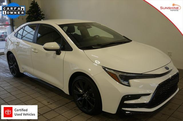 used 2023 Toyota Corolla Hybrid car, priced at $27,554