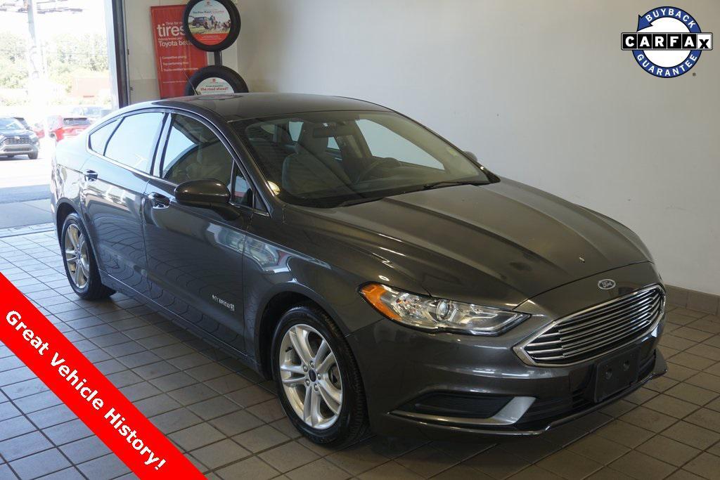 used 2018 Ford Fusion Hybrid car, priced at $16,286