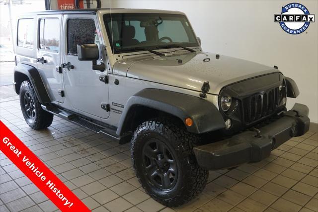 used 2016 Jeep Wrangler Unlimited car, priced at $16,704