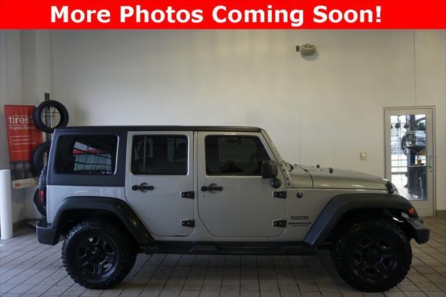 used 2016 Jeep Wrangler Unlimited car, priced at $16,704