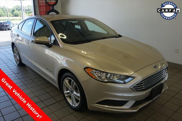 used 2018 Ford Fusion Hybrid car, priced at $14,986