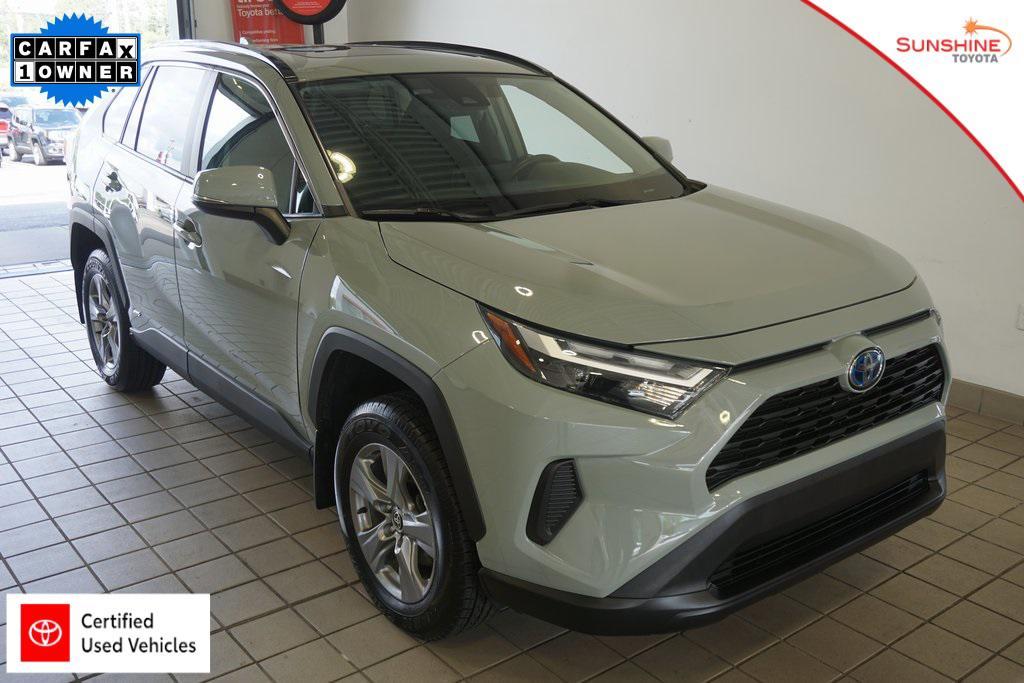 used 2022 Toyota RAV4 Hybrid car, priced at $27,961