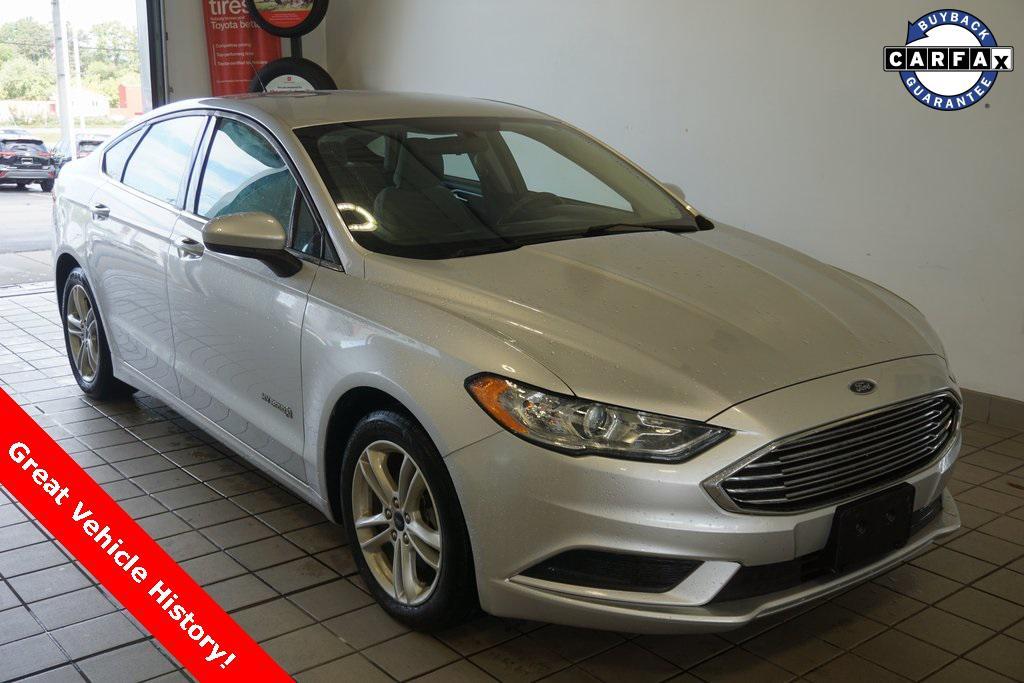 used 2018 Ford Fusion Hybrid car, priced at $16,367